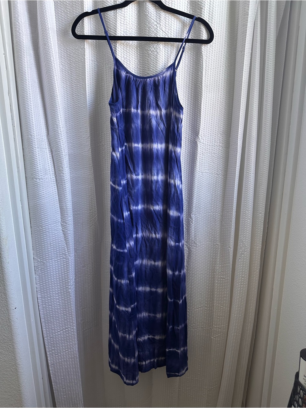 Merona Blue and White Tie-Dye Maxi Dress - Picture 3 of 4